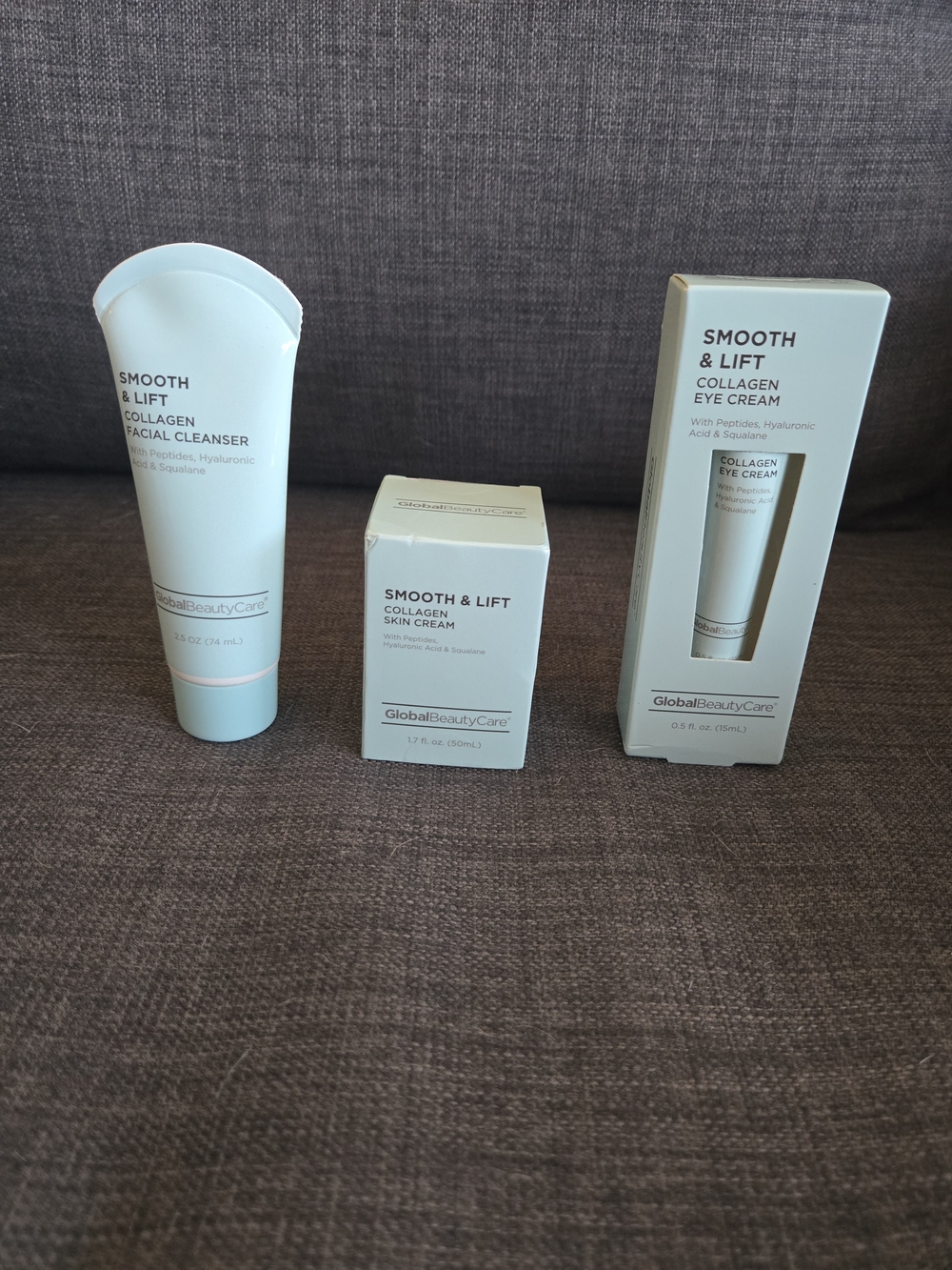 Global Beauty Care Smooth & Lift Collagen Skincare Set in Light Mint